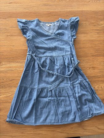 Robe fille jeans léger Vertbaudet 9 ans 
