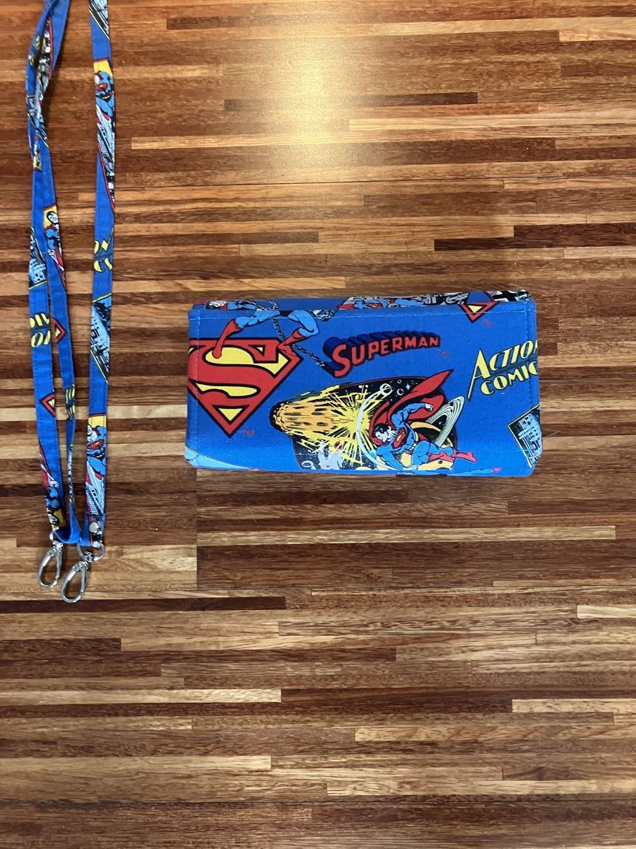 Borse da donna: Superman Comic Handtasche Clutch Unikat – Usato da Winkel venduto da Studi66 3