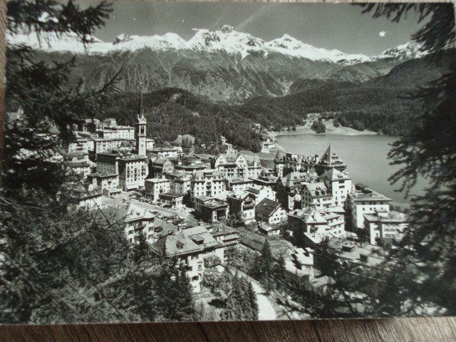 Cartoline postali: St. Moritz. Postkarte – Usato da Thun venduto da Gaad1961