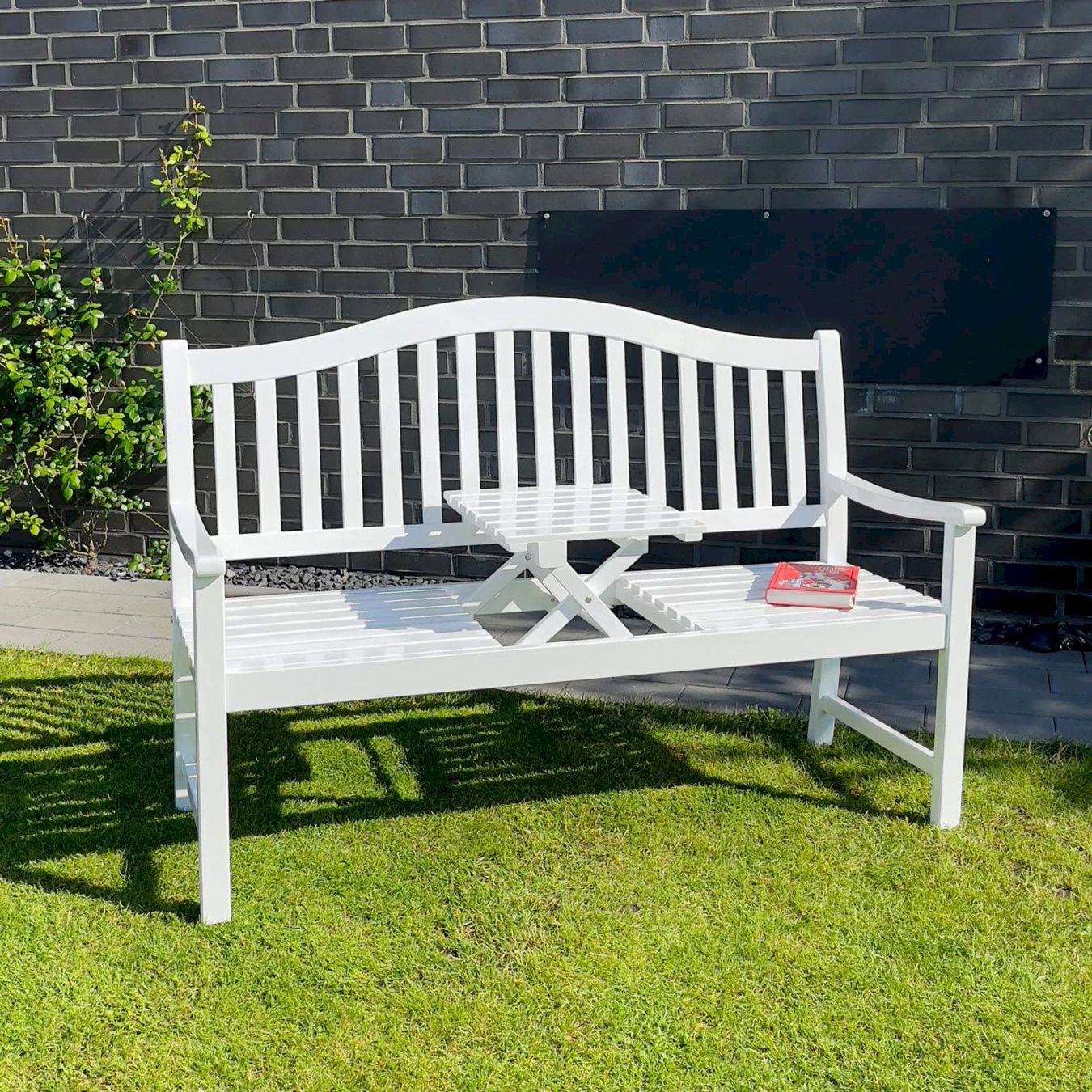 Bancs: Gartenbank mit Tisch weiß – Neuf avec emballage d'origine à Bottighofen par zaap