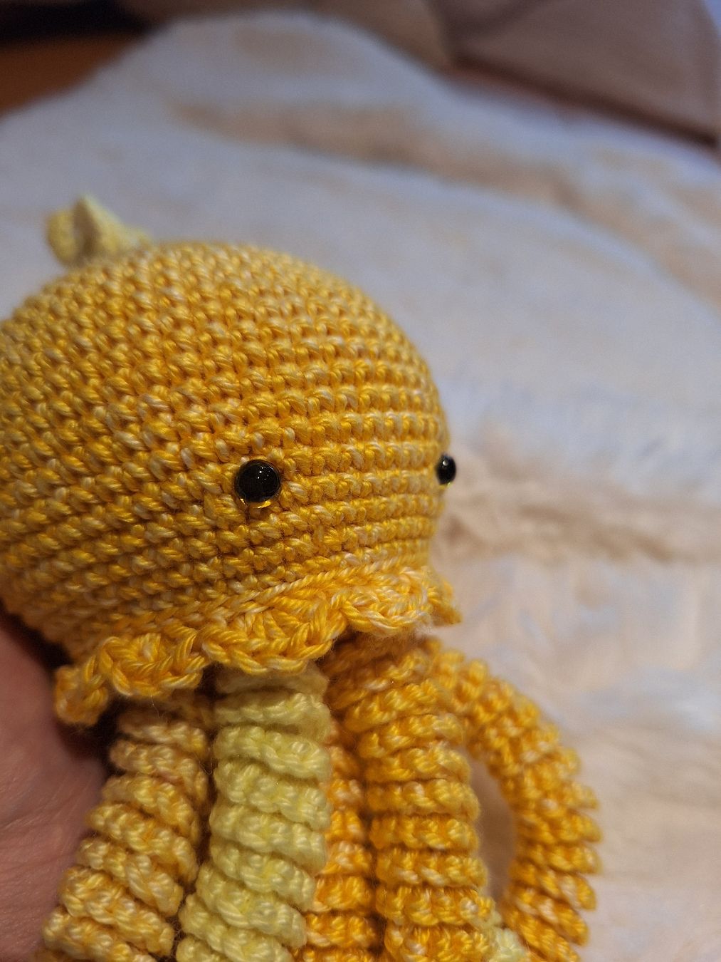 Giocattoli: Selber gehäkelte Octopus  – Nuovo e nell'imballaggio originale da Kandersteg venduto da Zwiepi 1