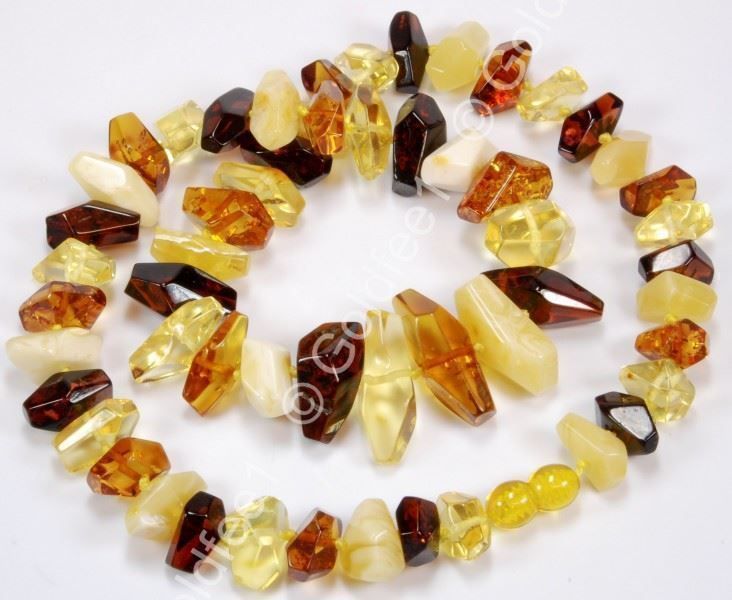 Catenine: Echter Bernstein (Baltic Amber) Kette ca. 50cm – Nuovo e nell'imballaggio originale da Oberglatt ZH venduto da Goldfee1 1