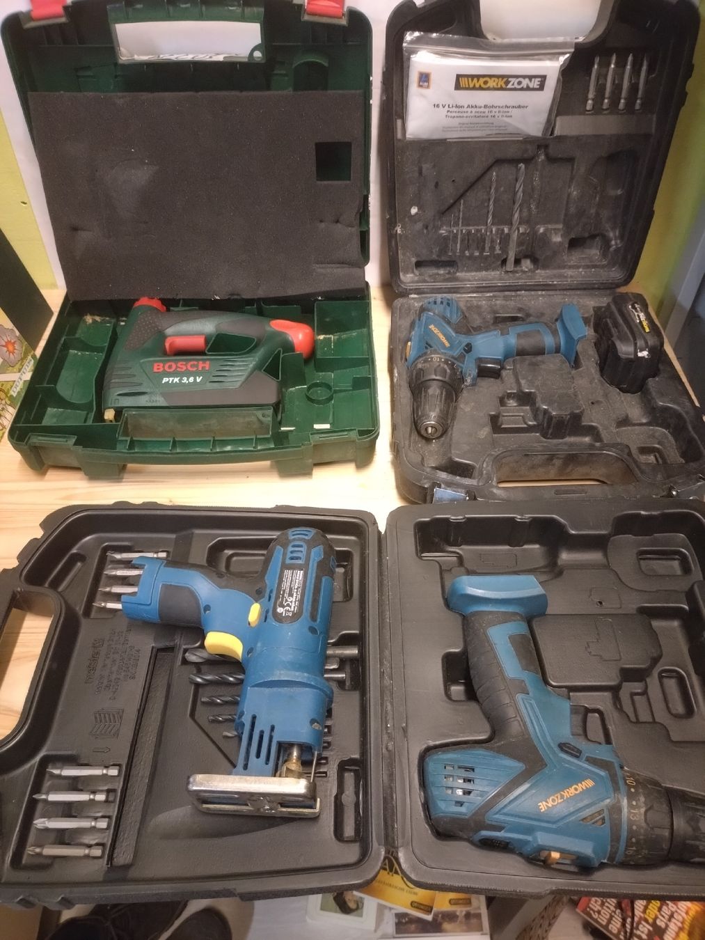 Alle Werkzeuge: Lot d'outils électriques divers electro-portatif – Defekt aus Farvagny-le-Grand von LaCaverne