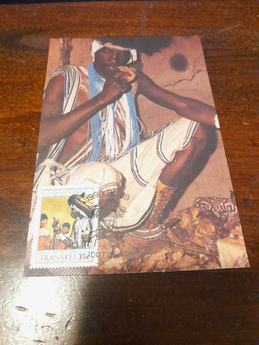Tutti i francobolli: Carte postale rare Transkei, timbre de 1998 intégré! – Usato da Marly venduto da globetrotter1723