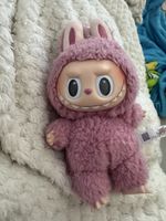 Pop Mart The Monsters Schlüsselanhänger Plüsch Rosa mit Anhä