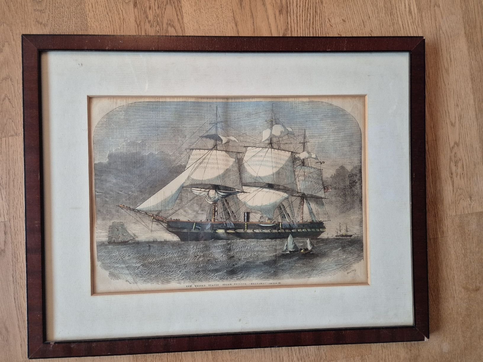 Foto & Immagini: Historischer Stich: USS Merrimack – Usato da Trogen venduto da same4you