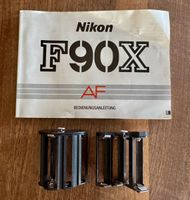 Zwei Original Nikon MS-8 Batteriehalter für 4 AA-Batterien