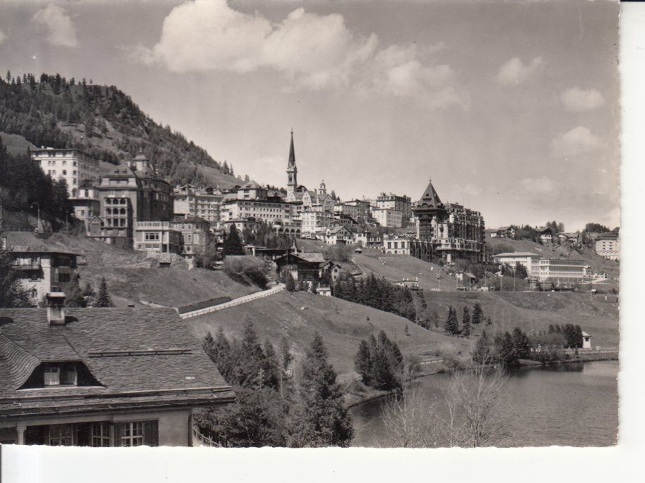 Cartoline postali: St. Moritz ca. 1950 – Usato da Bürglen TG venduto da StampGraf