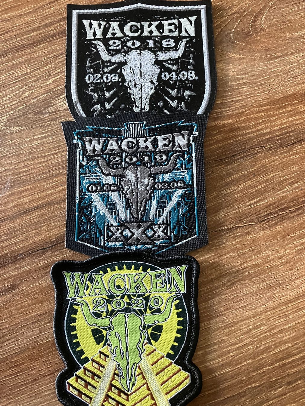Patches: Wacken Patch 2018 2019 2020 – Gebraucht aus Ostermundigen von Blackmeta1