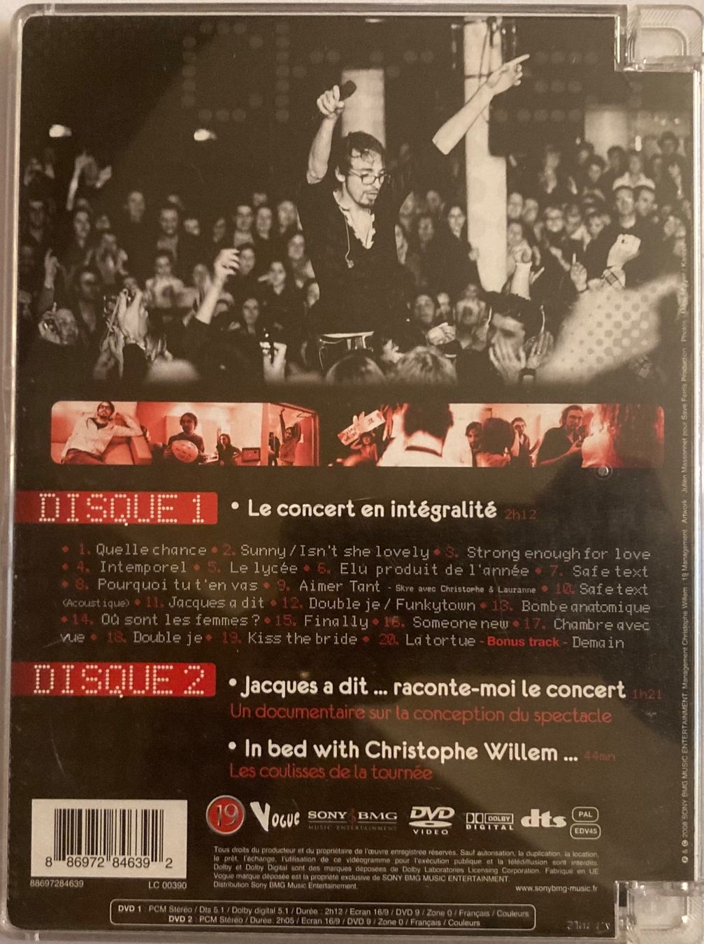 Tutti i DVDs: CHRISTOPHE WILLEM - FERMETURE POUR RÉNOVATION – Usato da Poliez-Pittet venduto da Newtown-Records 1