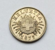1877 5 Rappen unz