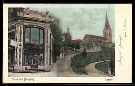 AK Burgdorf, Blick zur Kirche, Handlung Carl Müllers Wwe