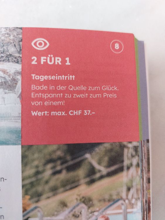Leukerbad Therme 2 für 1 | Kaufen auf Ricardo