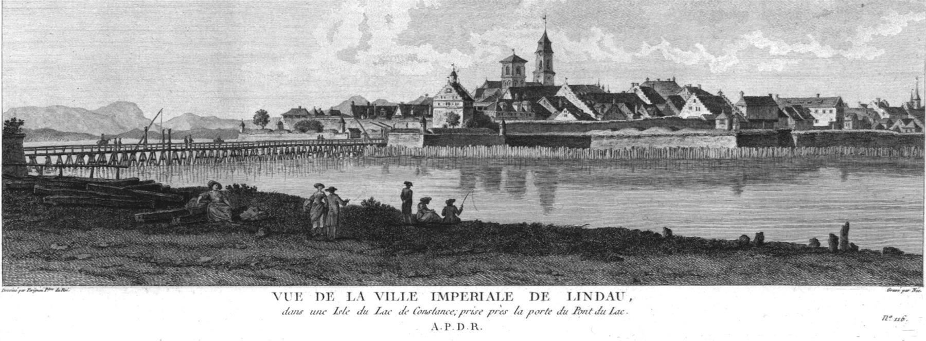 Incisioni: Lindau Originalkupferstich 1780 – Usato da Rafz venduto da Helvet32 1