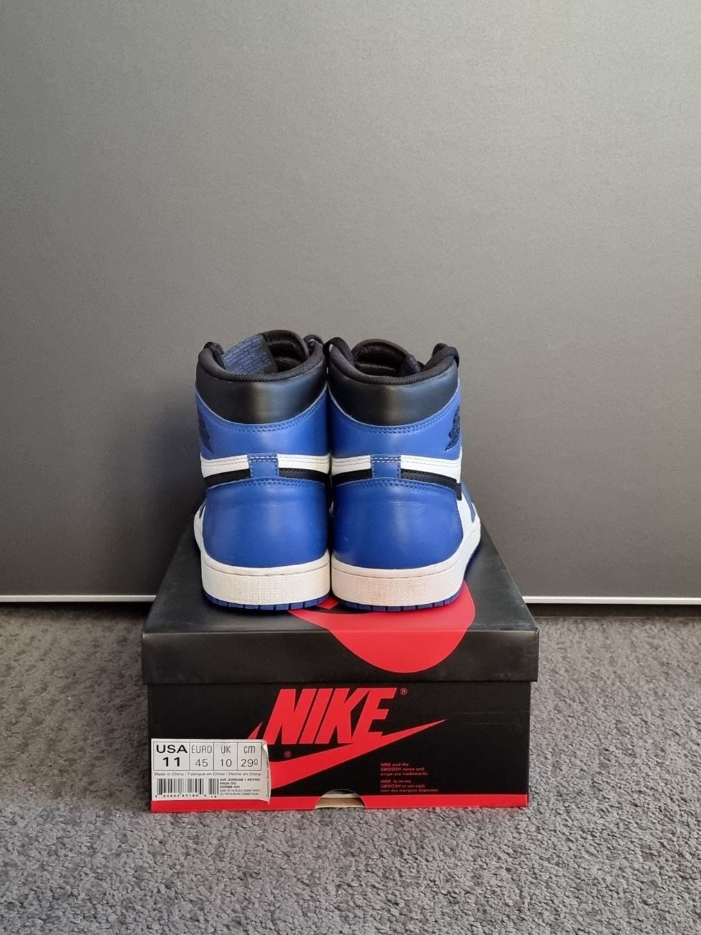Nike Scarpe da uomo: Nike Air Jordan 1 Game Royal 45 – Nuovo (secondo la descrizione) da Basel venduto da FrozenFire 3
