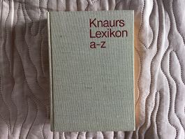 Knauers Lexikon A-Z von 1956 - Wissenswertes für Sammler!
