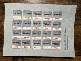 4 x Coop Trophy Sammelsticker
