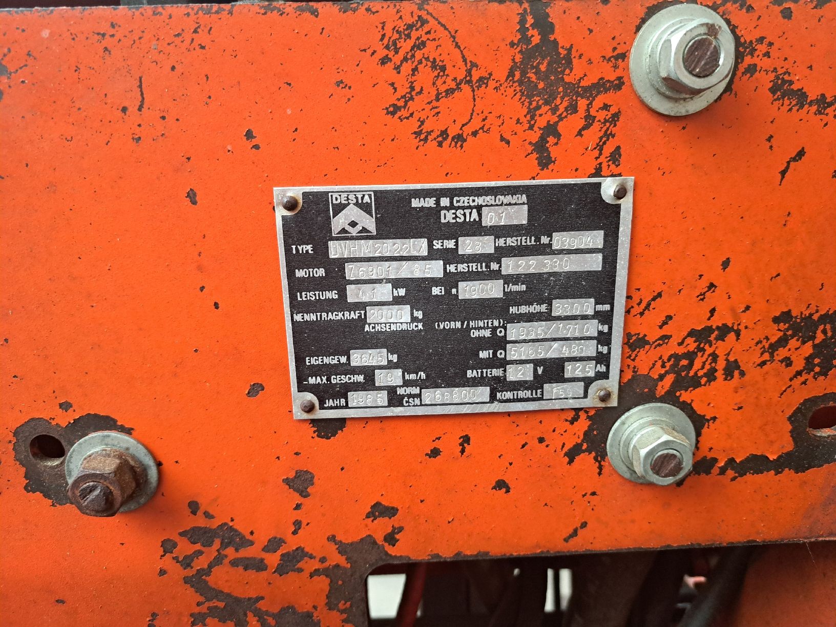 Carrelli elevatori e a forche: Stapler Diesel Desta 2000kg – Usato da Habkern venduto da ford_mustang89 2