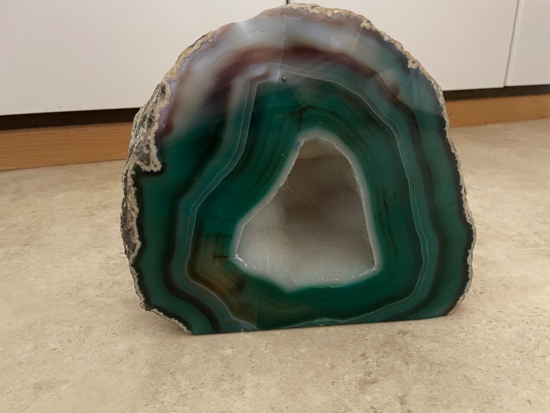 Minerali & Pietre curative: ACHATGEODE - GRÜN – Usato da Egg b. Zürich venduto da underworld 6