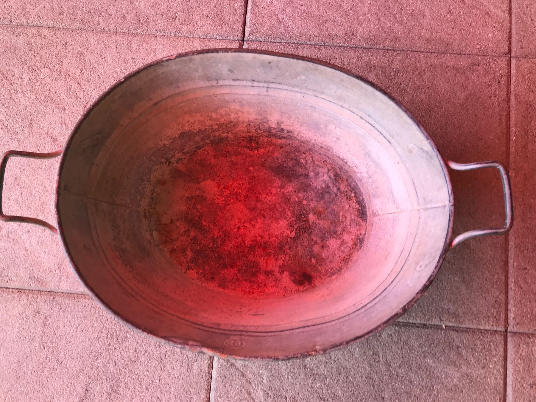 Blumentöpfe: Zink Zuber Wanne 48 Liter – Gebraucht aus Sursee von  1