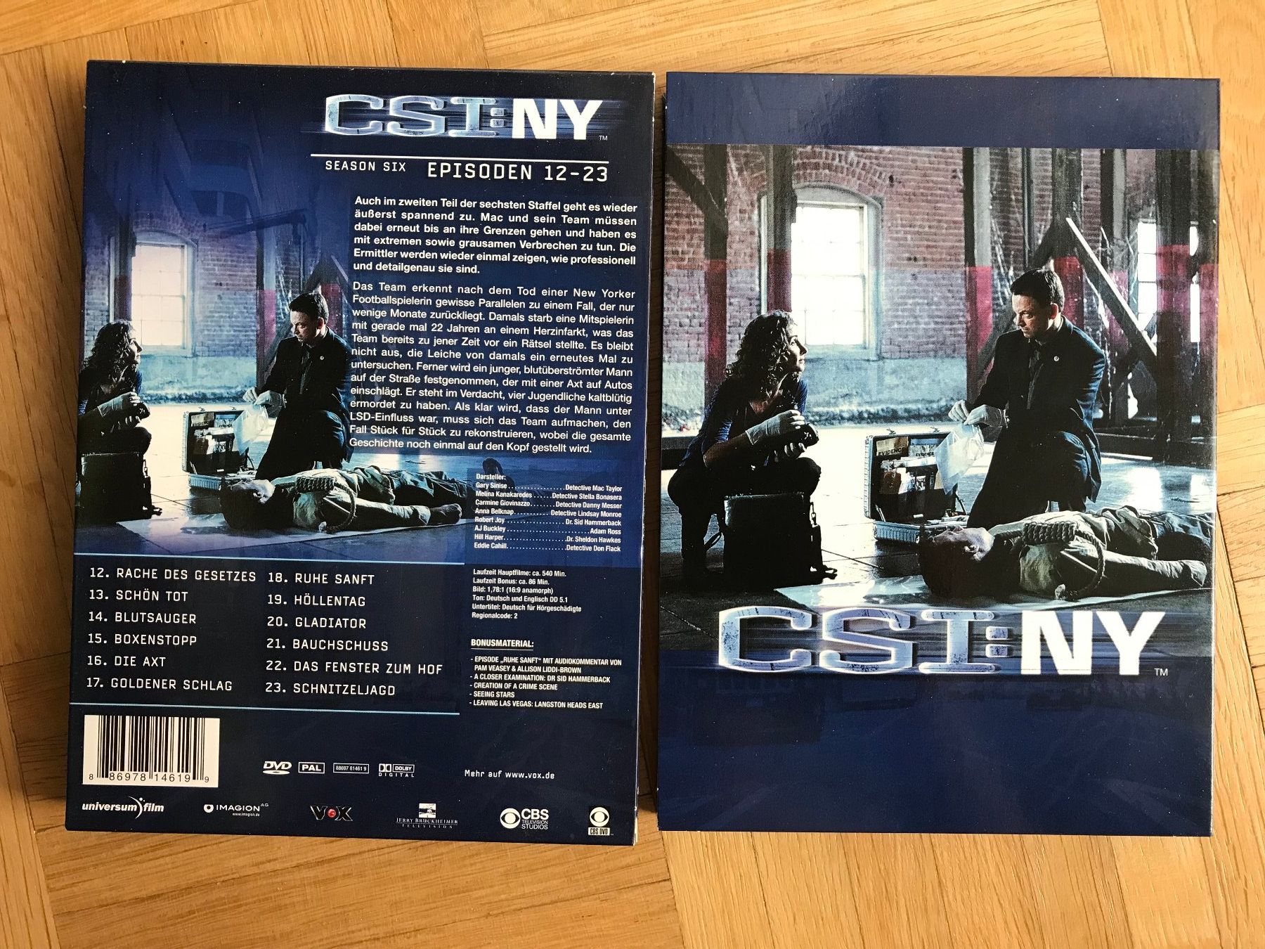 Alle DVDs: CSI: NY - Season 6.2 - DVD – Gebraucht aus Zürich von Malcom 3