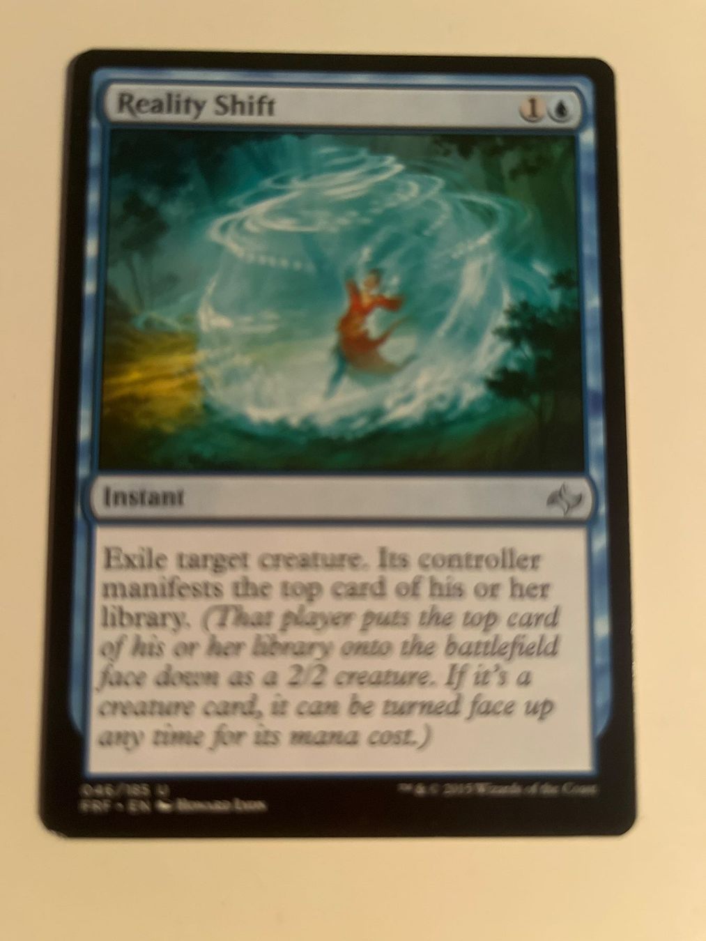 Magic The Gathering Carte collezionabili: 1 x Reality Shift - Magic: The Gathering - MtG – Usato da Kriens venduto da Shadi1980