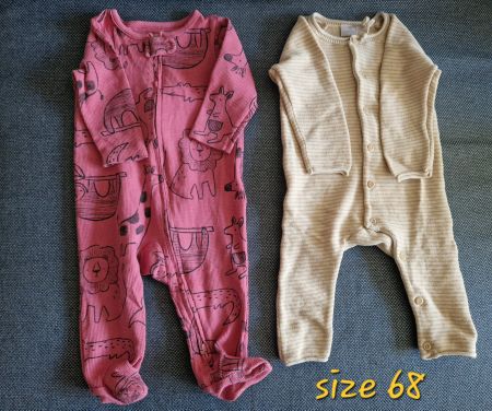 2 Babypijamas Gr 68