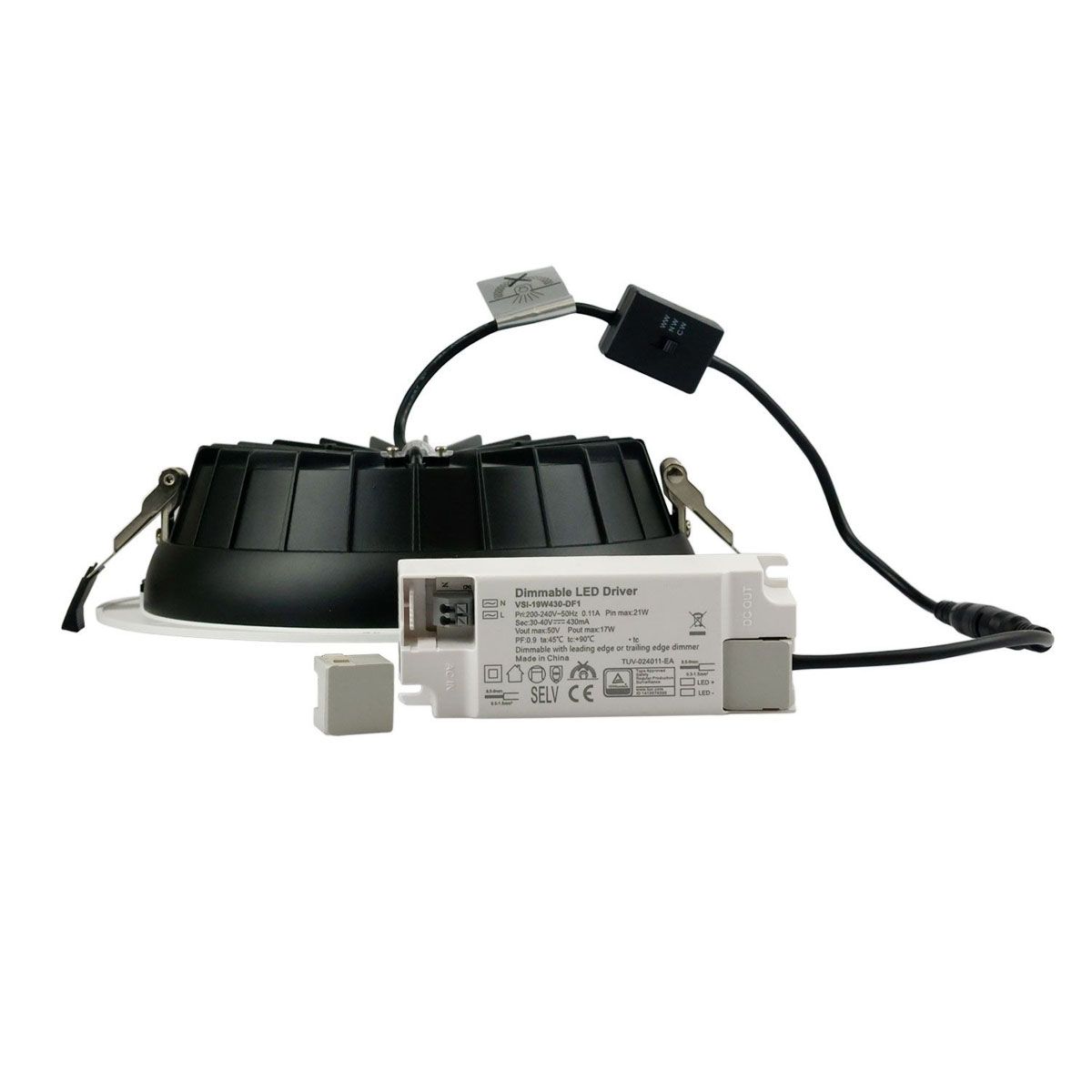 Lampen: LED Einbaustrahler, IP44, 20 cm Ø, Rund – Neu (gemäss Beschreibung) aus Kreuzlingen von Smart-Light 5
