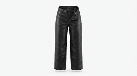 Monki Kunstleder Hose schwarz Grösse 36, neuwertig