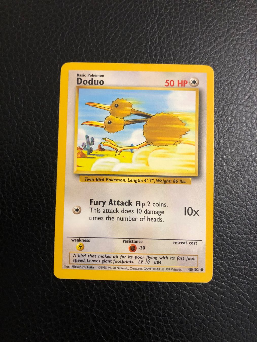 Pokémon Carte collezionabili: Base Set Doduo 48/102 Ab 1 – Usato da Paradiso venduto da Pkmn10