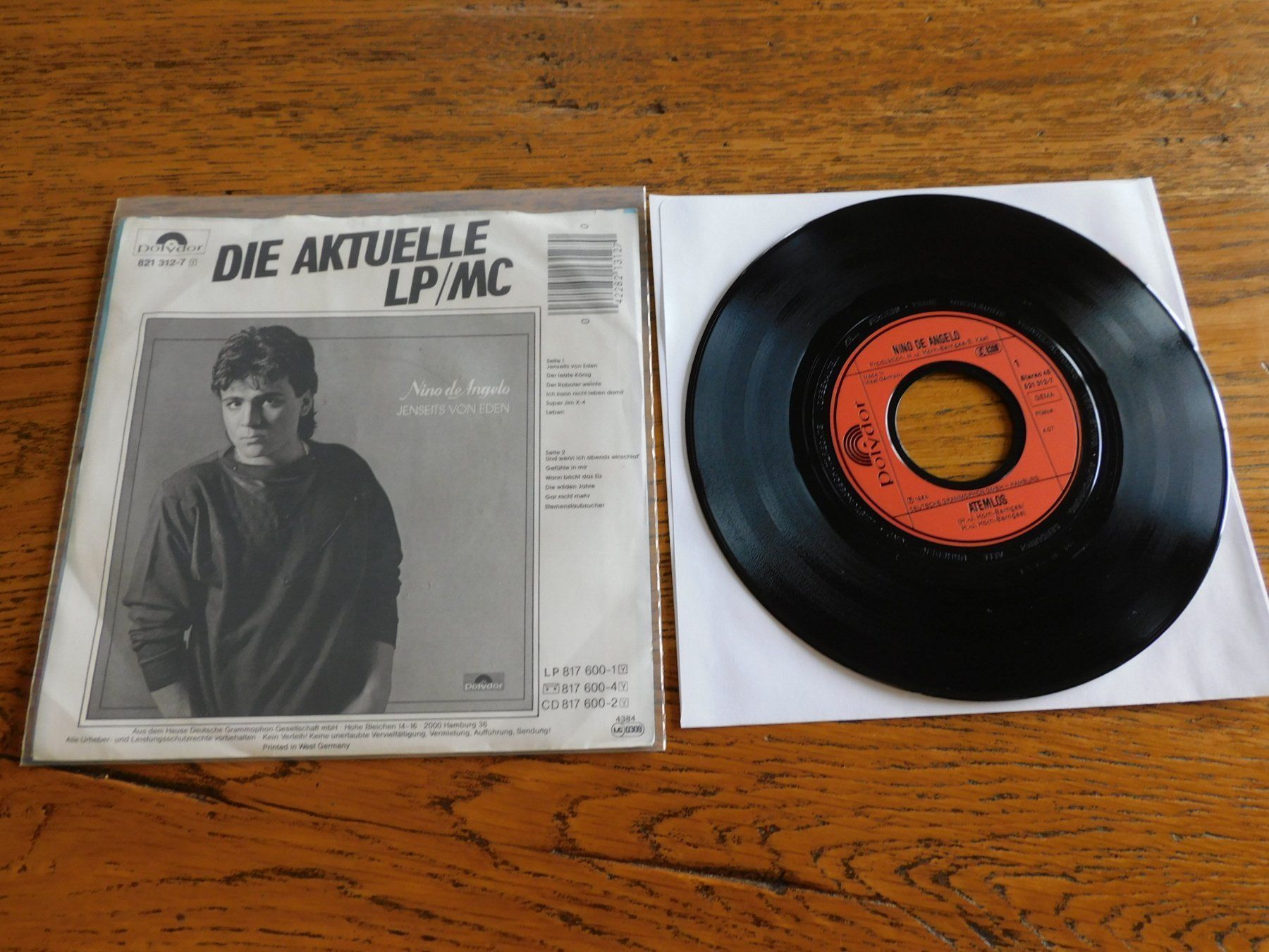 Schallplatten: Nino de Angelo – Atemlos – Gebraucht aus Emmenbrücke von lamorak 1