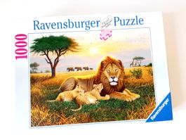 Puzzle 1000er Ravensburger Löwen Könige der Serengeti