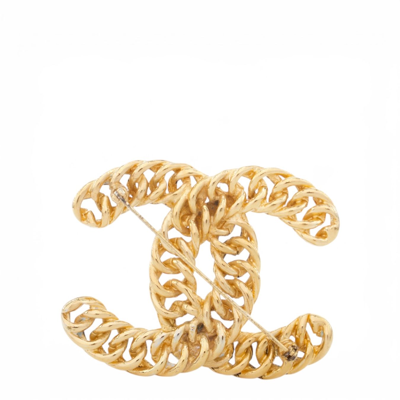 Chanel Broschen & Nadeln: Chanel Brosche gold geflochten – Gebraucht aus Binningen von Designerlabels 2