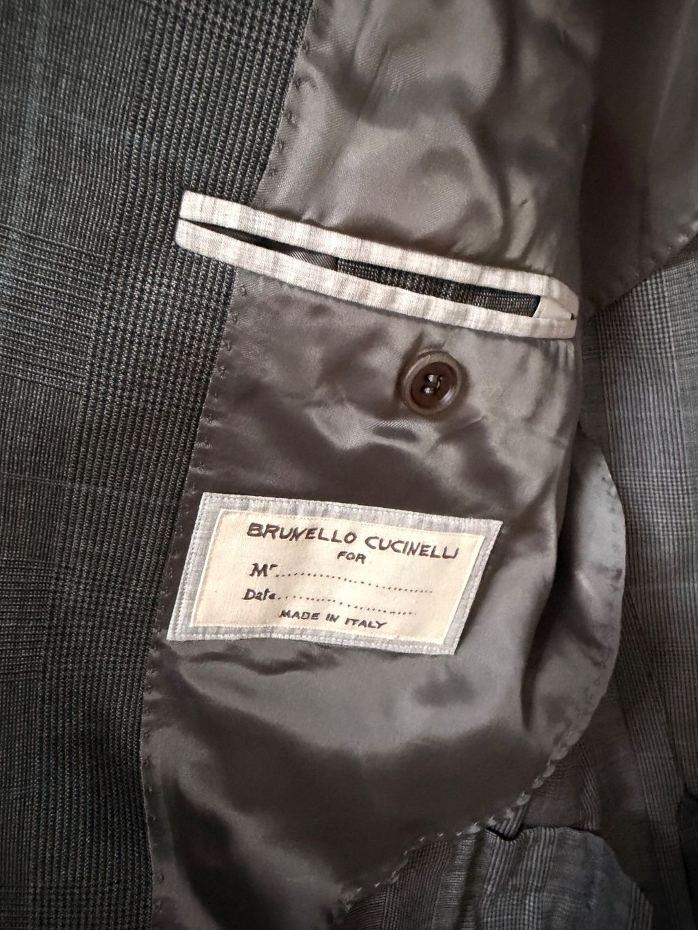 Brunello Cucinelli Completi: Brunello Cucinelli  Sakko Herren Grösse 52 – Nuovo (secondo la descrizione) da Oberwil b. Zug venduto da hallihallo12 3
