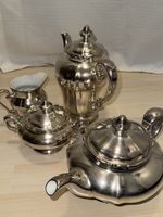 Heinrich Porzellan Vintage Tee- / Kaffee-Service, versilbert