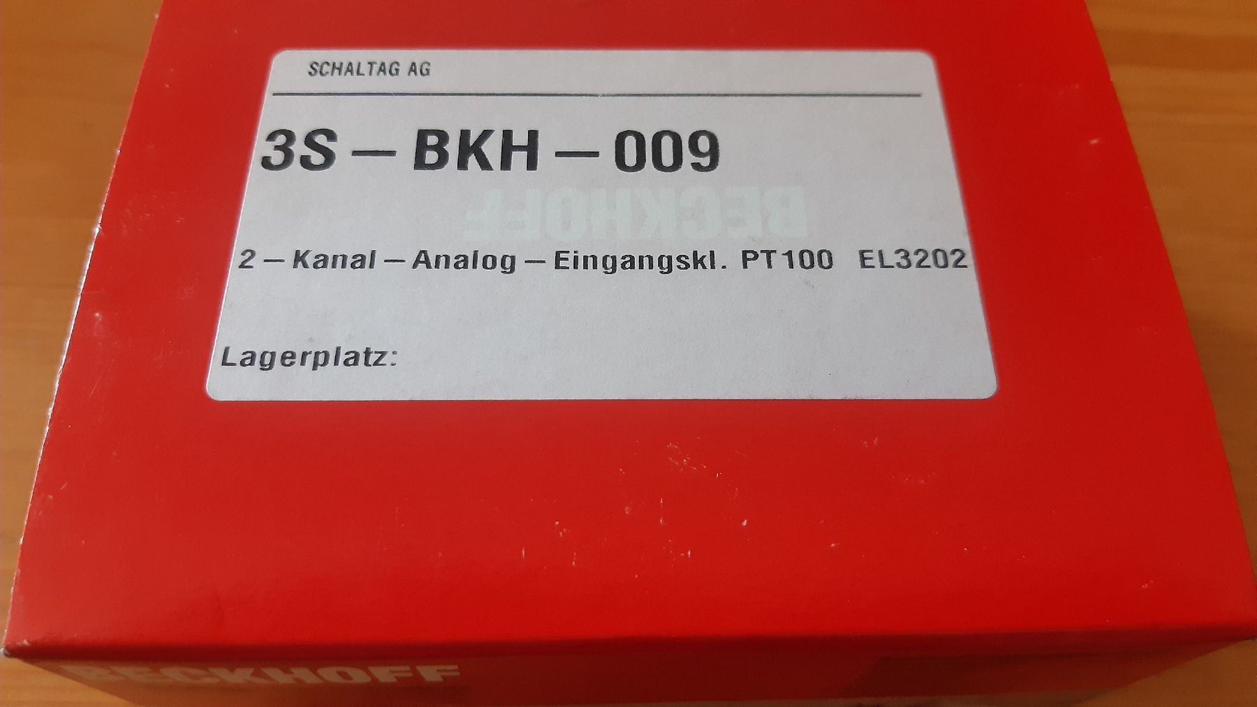 Beckhoff Elektronikbauteile: 10er Pack Beckhoff EL3202, 2-Kanal Analog Eingang - NEU! – Neu und originalverpackt aus Oey von Parkplatzbrocki 2