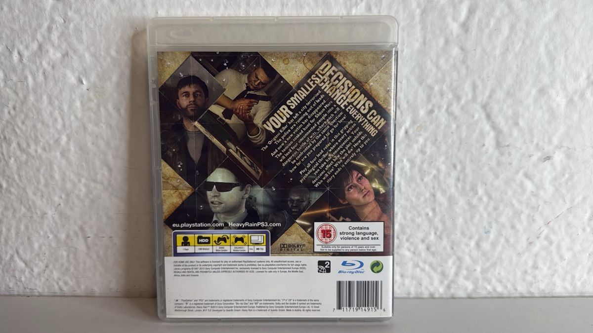 Sony Jeux: Heavy Rain PS3 Game – D'occasion à Ehrendingen par bubulence 1