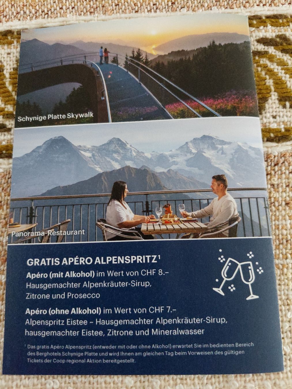 Buoni: Schynige Platte Coop Regional Rabatt 30% – Nuovo e nell'imballaggio originale da Golaten venduto da rohrspatz01 2
