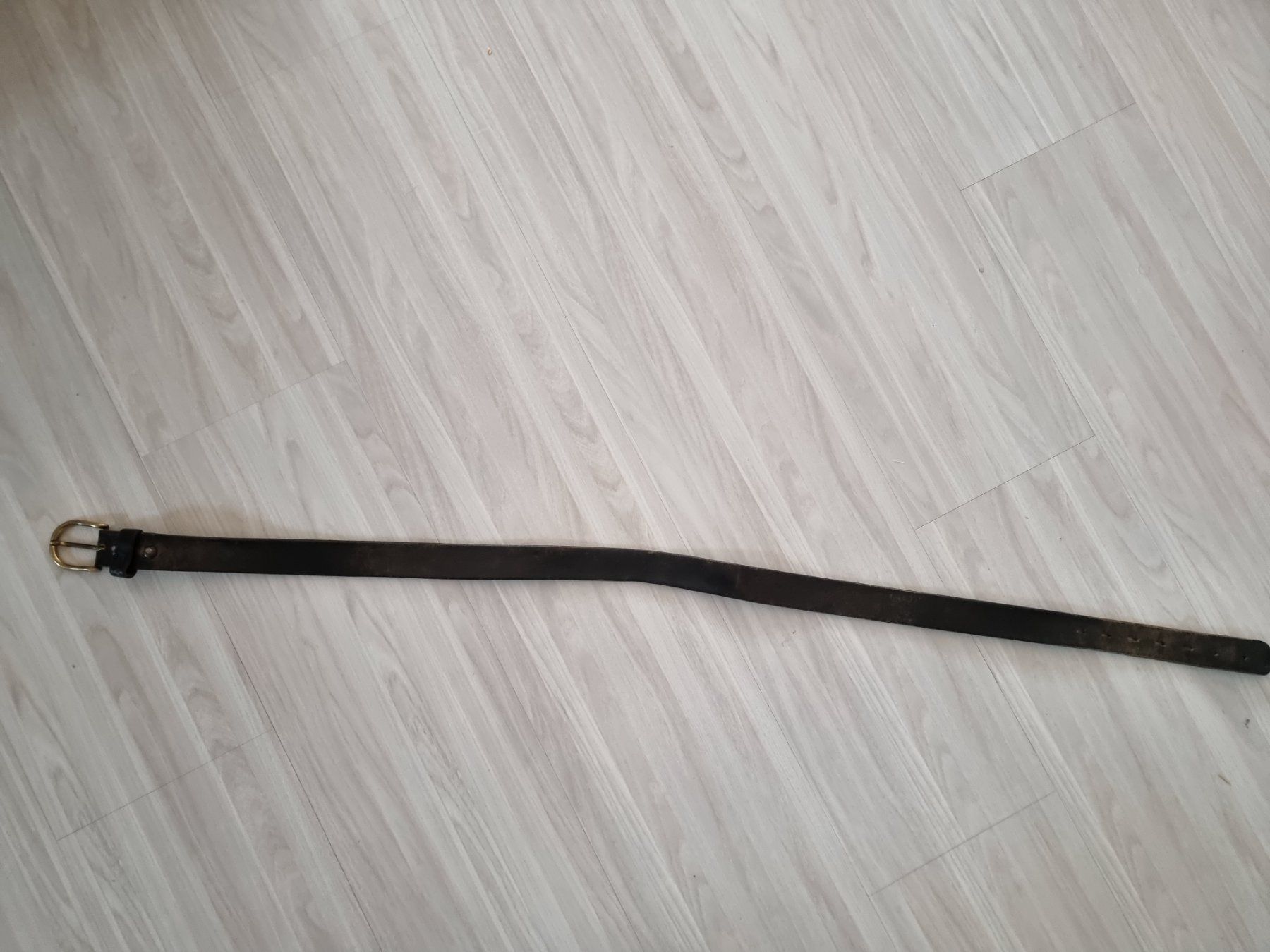 Cinture: Leder Gurt massiv mit Messingschnalle – Usato da Uetendorf venduto da .Eidgenosse. 1