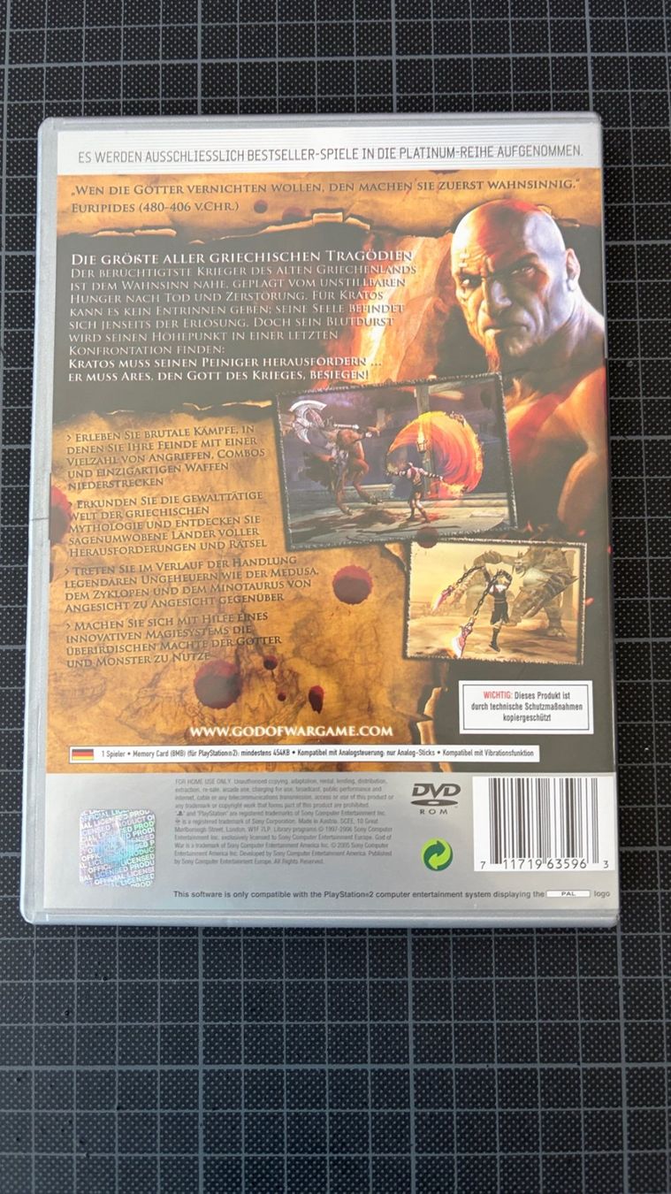 Giochi: God of War 2 - PS2 – Usato da Zürich venduto da Renefontana 1