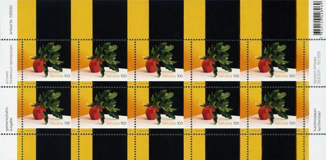 Tutti i francobolli: Bogen Frucht 07 Schweiz-Liechtenstein** 2011 – Nuovo (secondo la descrizione) da Dottikon venduto da haeusibuh5