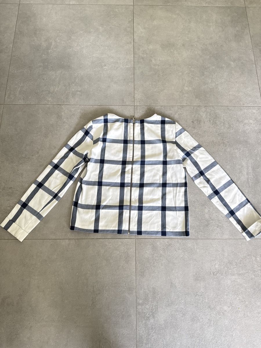 Zara Camicette: Zara Basic Bluse mit Karomuster, Gr. S, Top Zustand! – Nuovo (secondo la descrizione) da Elsau venduto da shoppa2 2