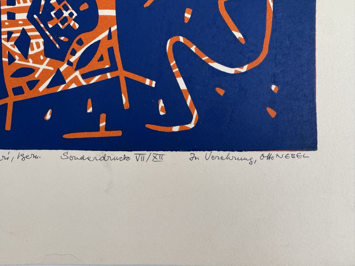 Arts picturaux & lithographies: Otto Nebel, handsigniert – D'occasion à Rain par Pic-Ass 4