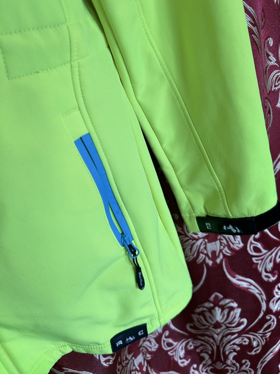 Giacche: Neongelbe Multifunktionsjacke, Windjacke, Regenjacke, M – Nuovo (secondo la descrizione) da Zollikon venduto da into-the-west 4