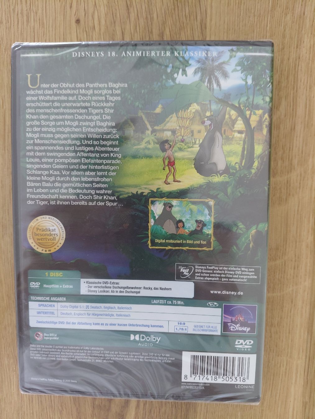 Alle DVDs: Dschungelbuch Classic Disney DVD -  Neu – Neu und originalverpackt aus Geuensee von sonnenstunden 1