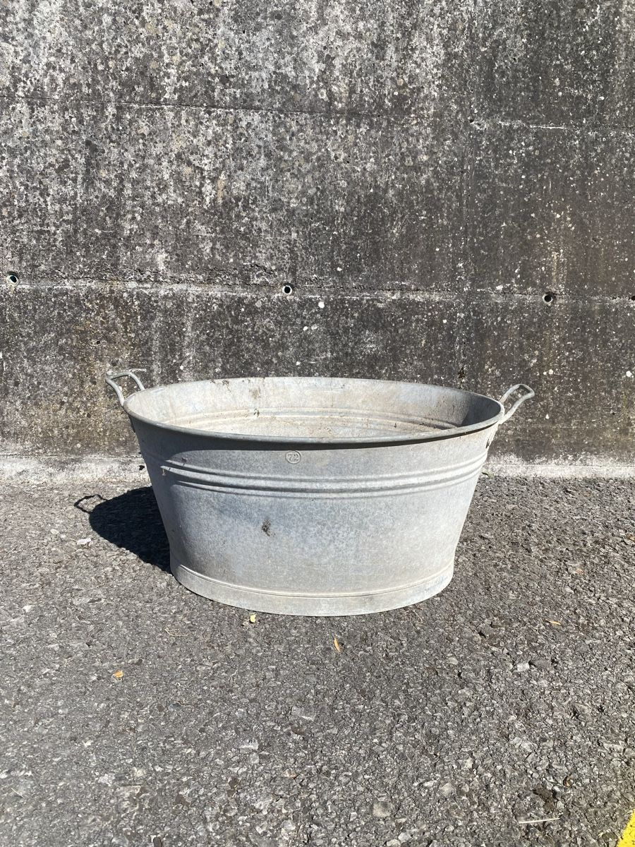 Autres décorations pour le jardin: Zinkwanne - Waschzuber 72 Liter – D'occasion à Zug par Atelier-Reduit