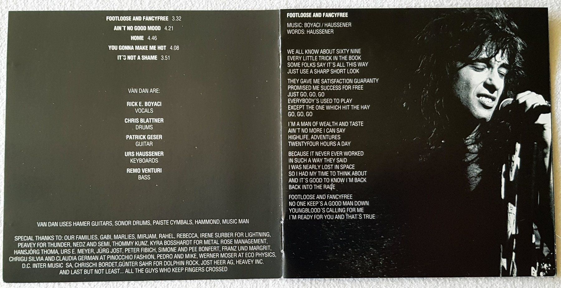 CD: Van Dan – Rag Tag And Bobtail - CD - 1992 - CH First Press – Usato da Uster venduto da Zardodel 4