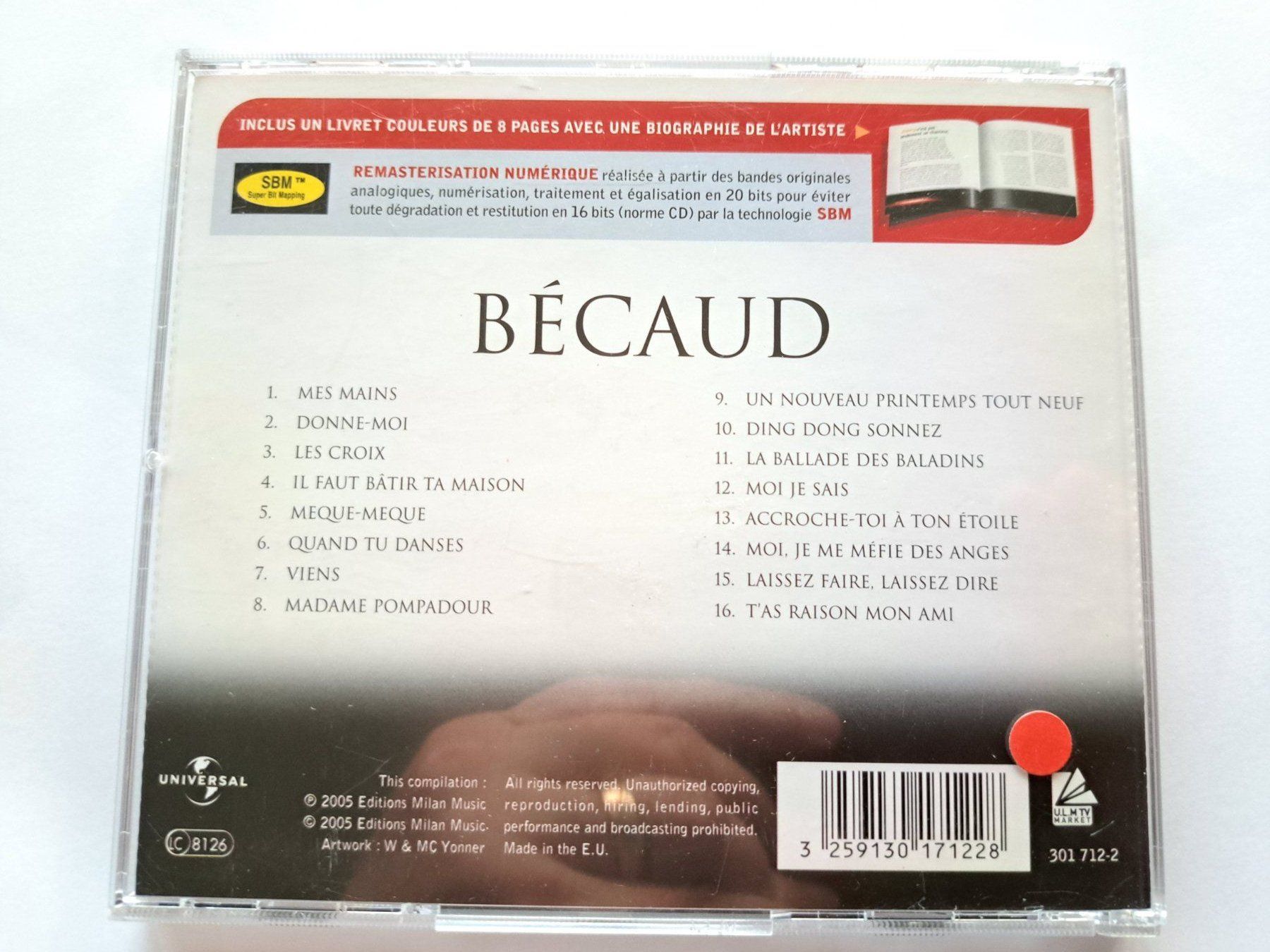CD: Cd Bécaud - Master Série  – Usato da Pully venduto da bro_n52j 1