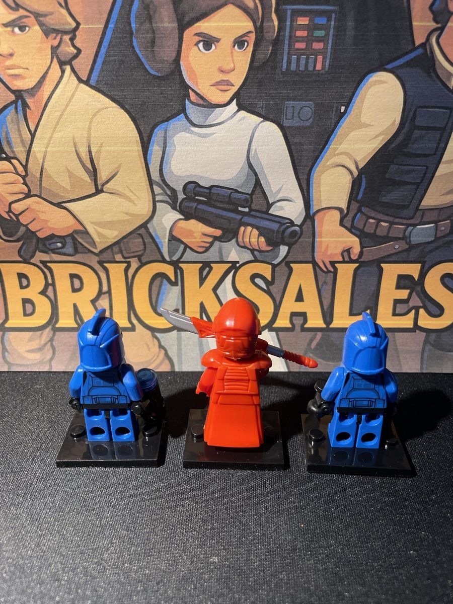 Star Wars Statuette: Star Wars Figur Red Guard Senate Captain Trooper Lego-Komp. – Nuovo (secondo la descrizione) da Zufikon venduto da BrickSales 2