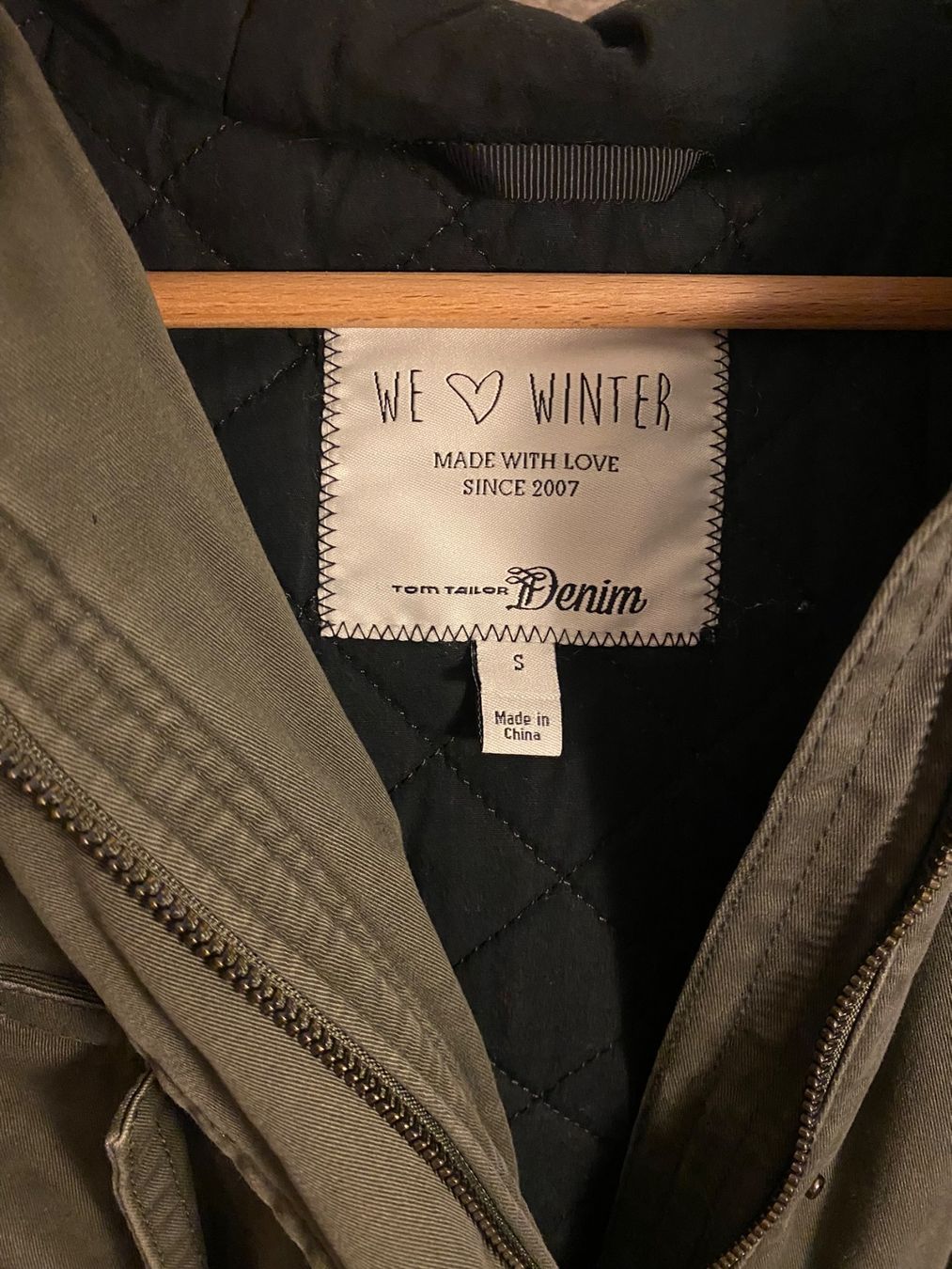 Tom Tailor Giacche: Tom Tailor Parka dunkel grün Gr. S – Nuovo (secondo la descrizione) da Baar venduto da Gardrobebyroze 2